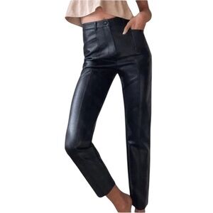 Wilfred (Aritzia) Faux Leather Pants - Size 8